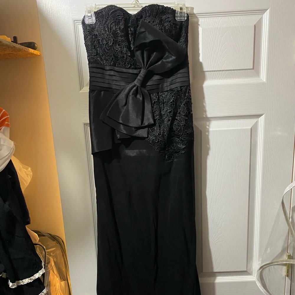 Black strapless size medium dress